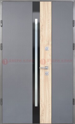 Полуторная металлическая дверь с МДФ ДМ-503 в Луховицах